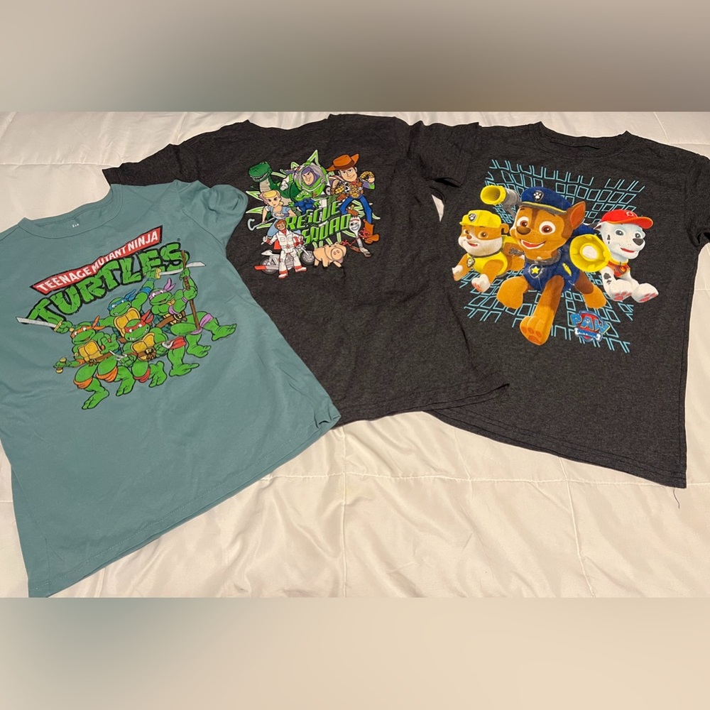 GAP Ninja Turtles, Disney Toy Story and Nick Jr. Paw Patrol short sleeve tee